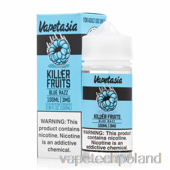 Vape Polska Blue Razz - Vapetasia - 100ml 3mg